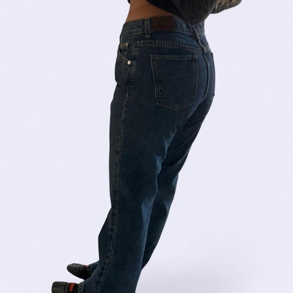 Calvin Klein Dark Wash Low Rise Jeans - Picture 3 of 8